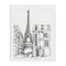 Stupell Industries Parisian Architecture Study Canvas, design by Ethan Harper
